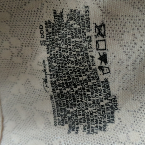 NWOT Bra 42ddd Playtex beige no wire. - Picture 4 of 7